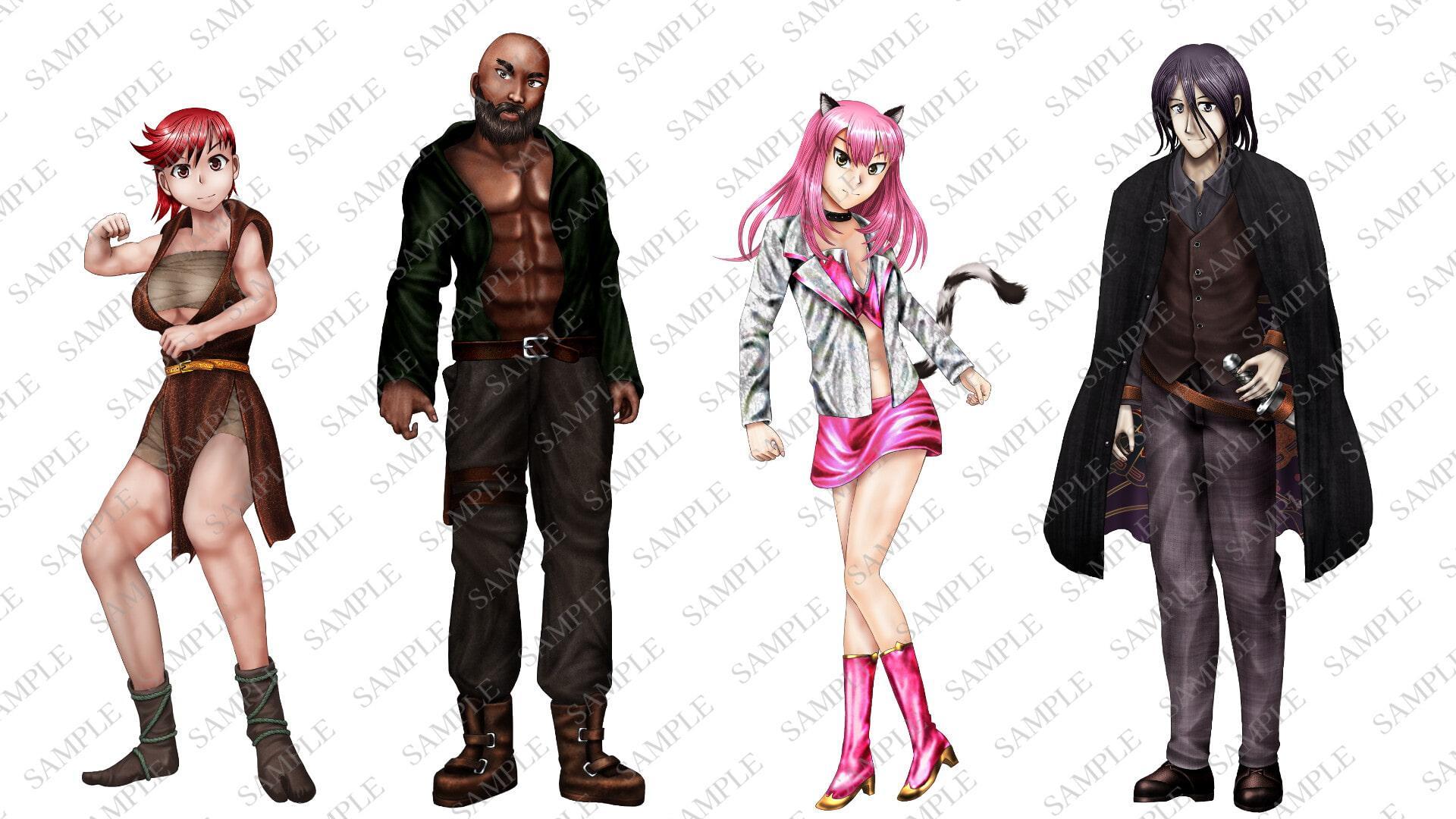 ファンタジーキャラクター立ち絵素材集1【ゲーム・TRPG】