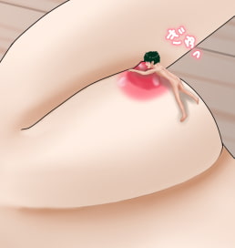 小さく縮められたので、カラダを探検させてもらいました。