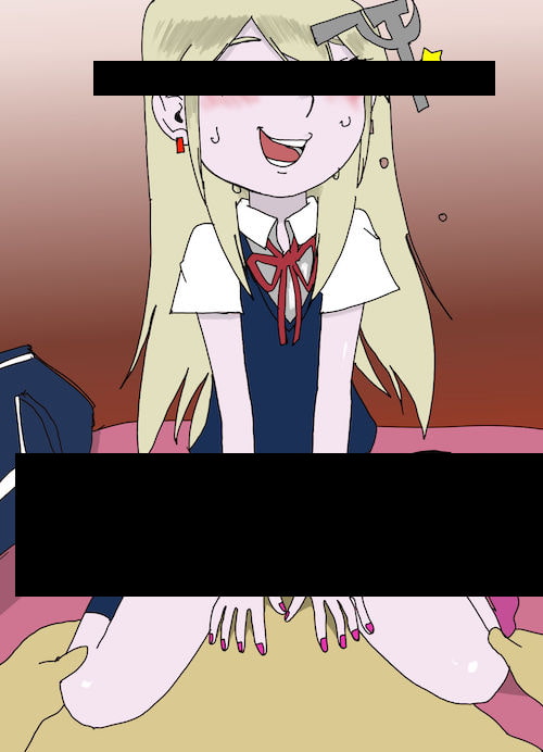 10代白人女子の膣