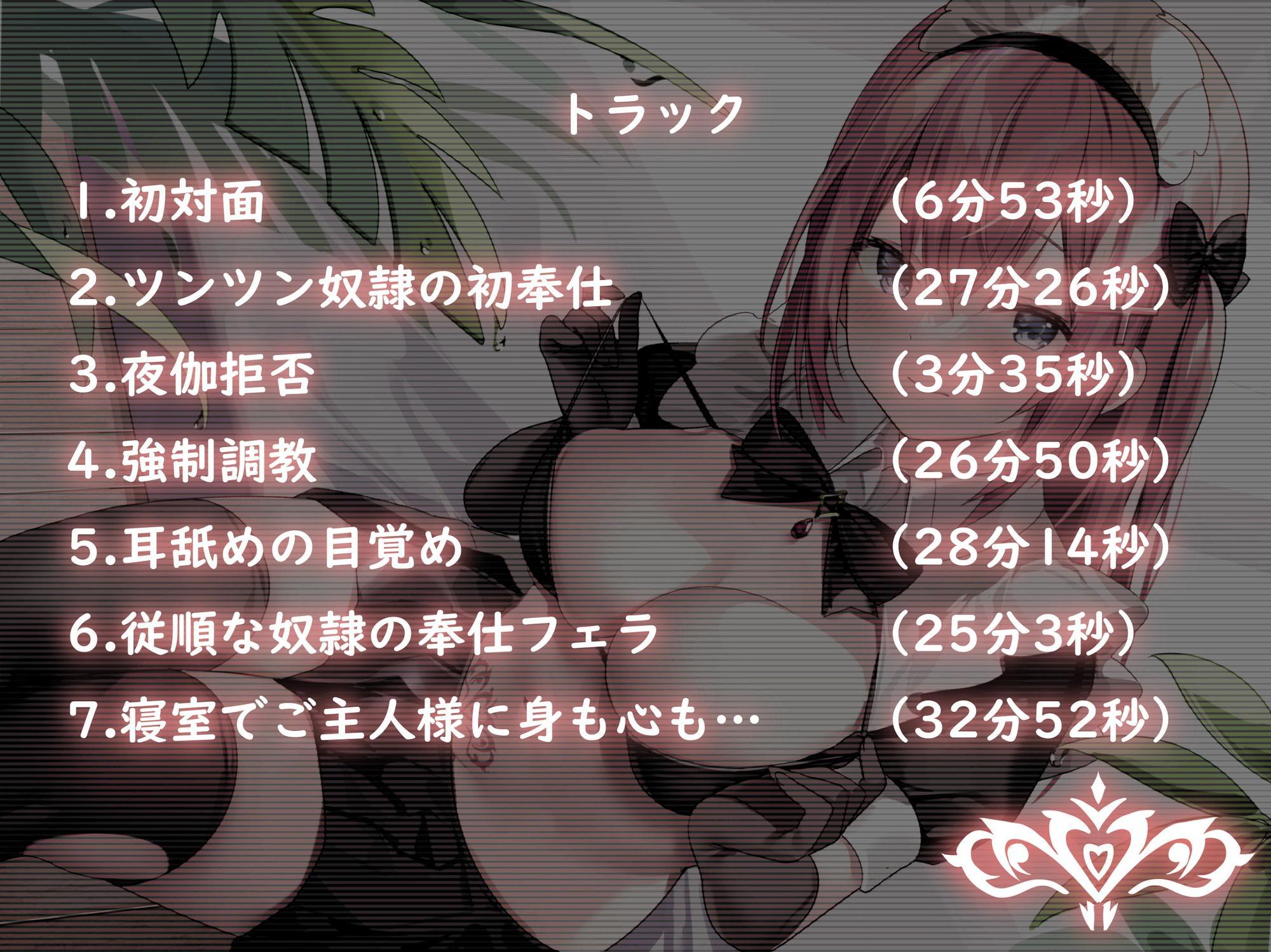購入した高飛車奴隷少女を淫紋で堕とす快楽えっちライフ【KU100バイノーラル/2時間半越え!】