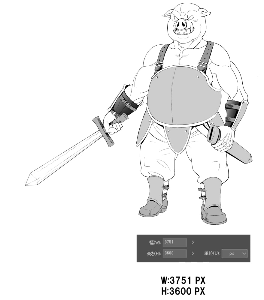 素材をどうぞ『オークモブ2』