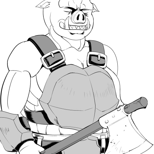 素材をどうぞ『オークモブ3』