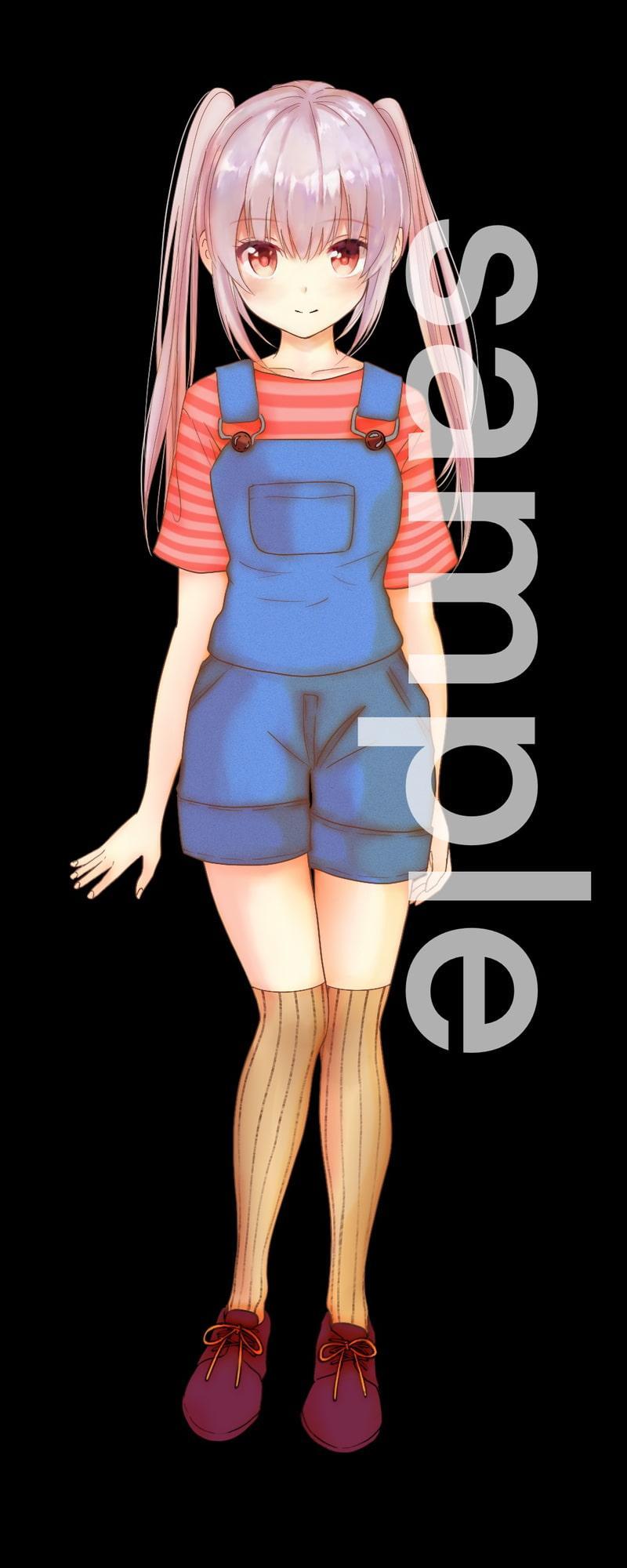 私服の女の子立ち絵7