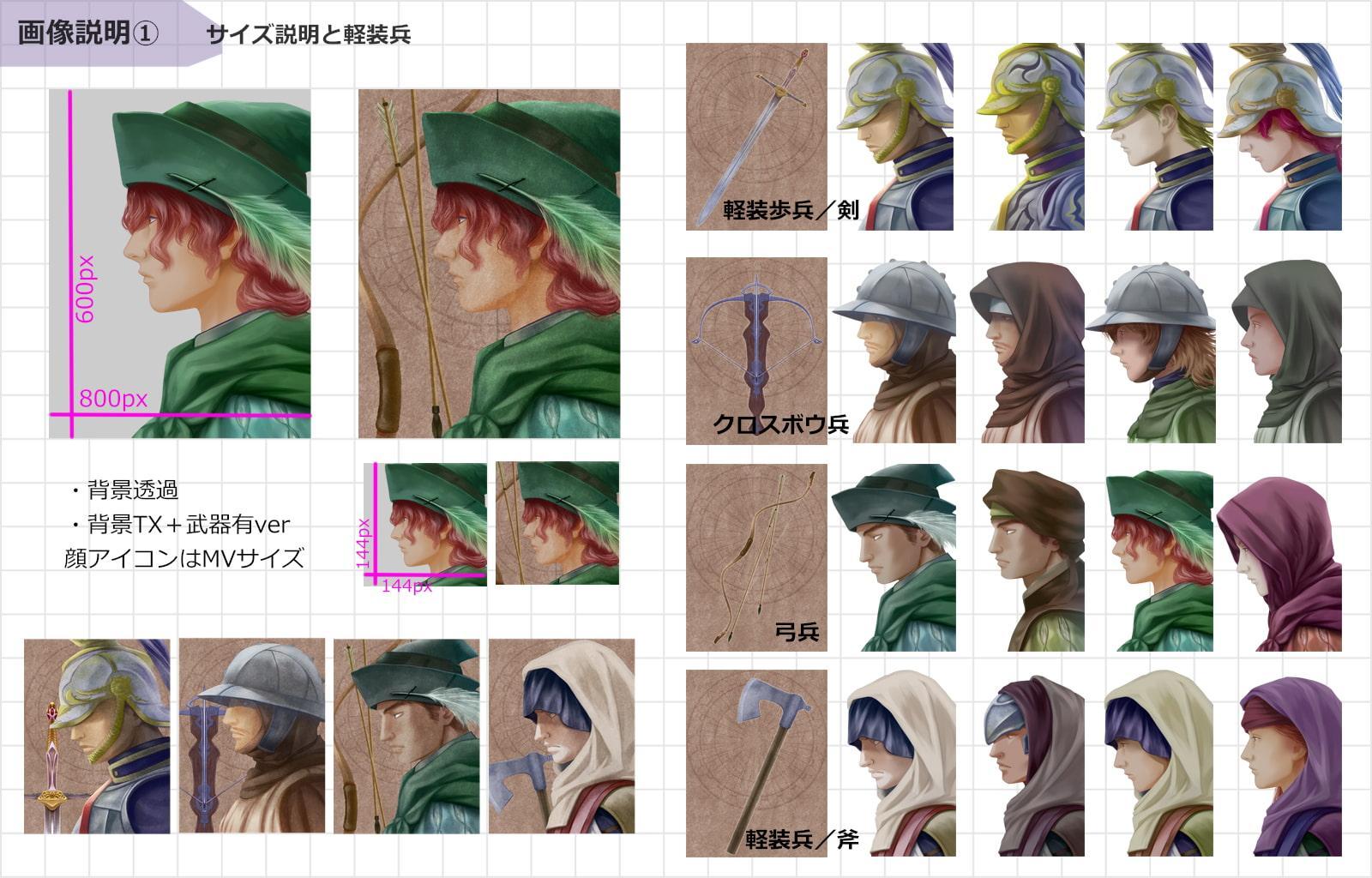 顔アイコン【FaceIcon4】横顔A