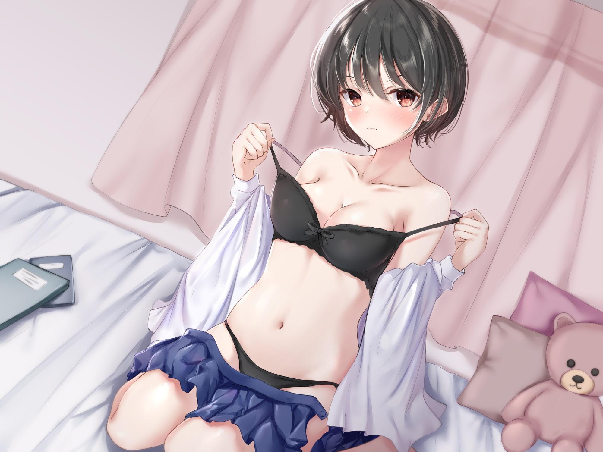 「いつでもどこでも即ヌキえっちシチュエーション集～同級生彼女との両想いえっち～」【バイノーラル】