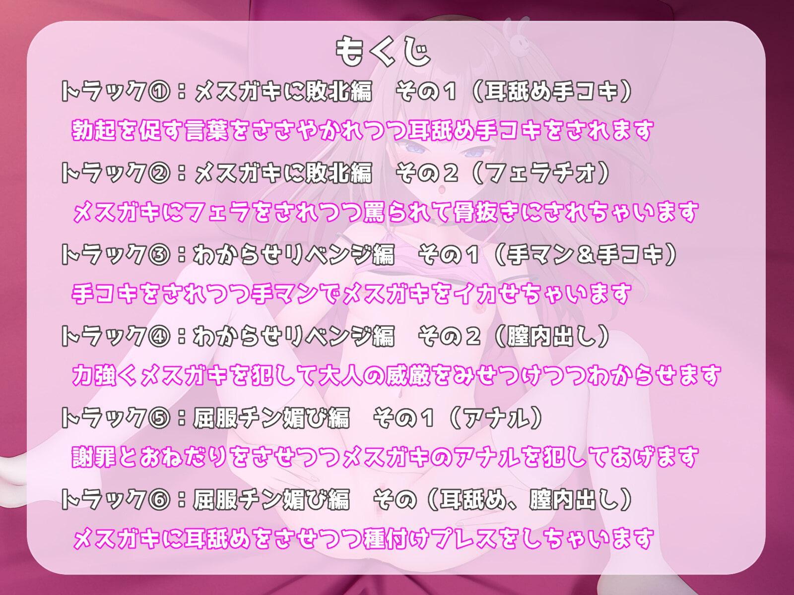 【サークル開設記念30%off!】【オホ声】生意気援交メスガキにわからせリベンジ!【イラスト差分あり】