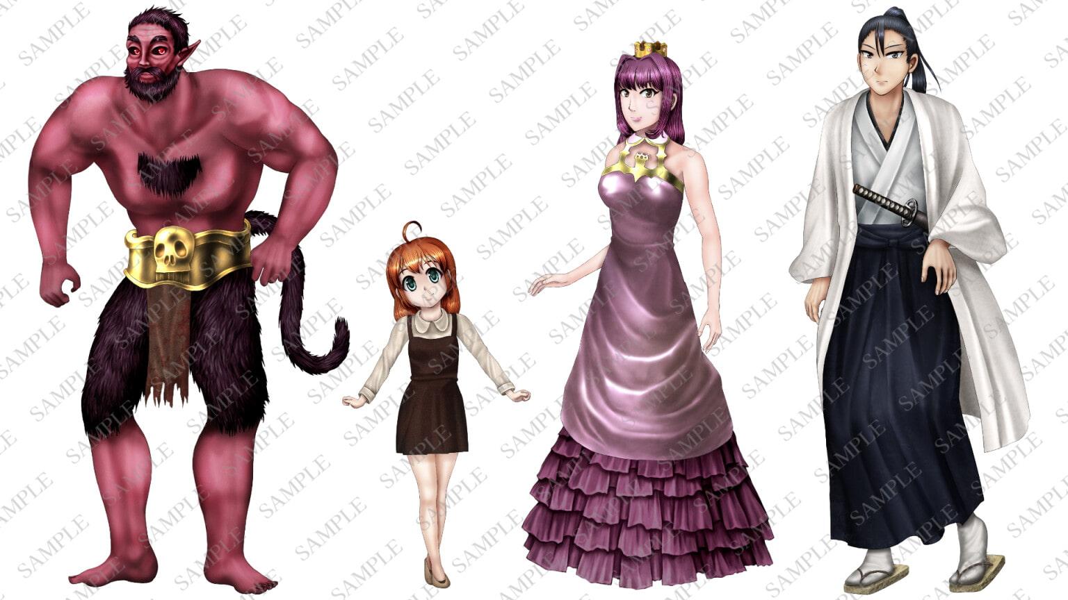 ファンタジーキャラクター立ち絵素材集2【ゲーム・TRPG】