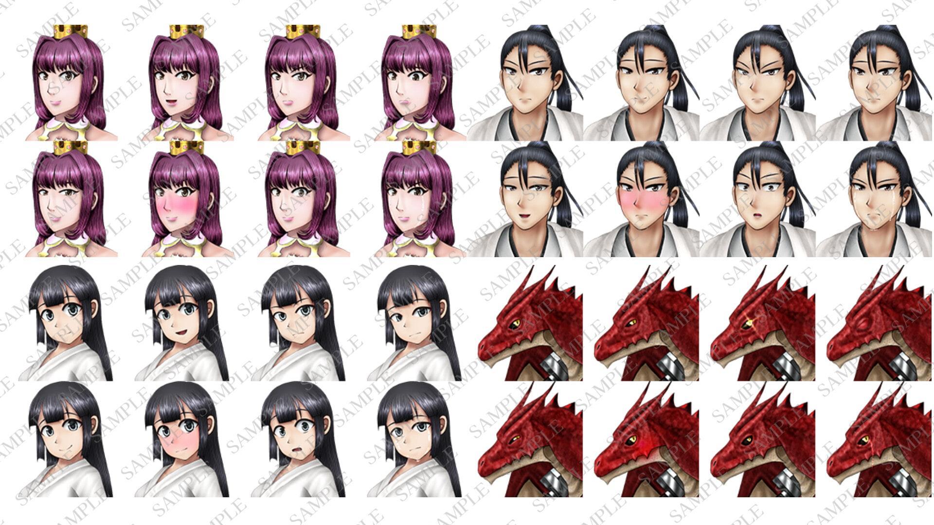 ファンタジーキャラクター立ち絵素材集2【ゲーム・TRPG】