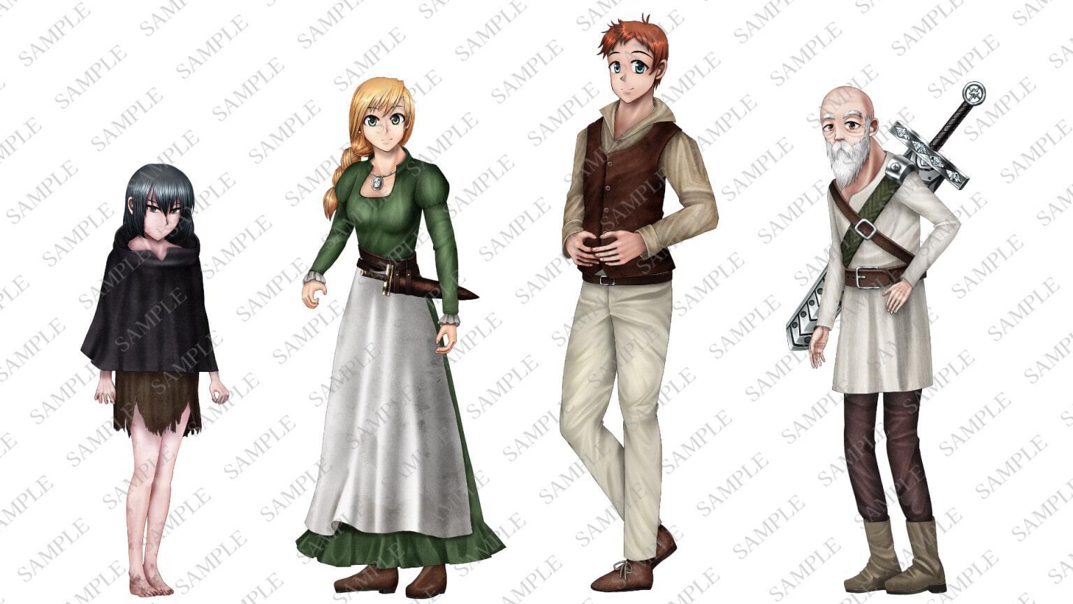 ファンタジーキャラクター立ち絵素材集2【ゲーム・TRPG】