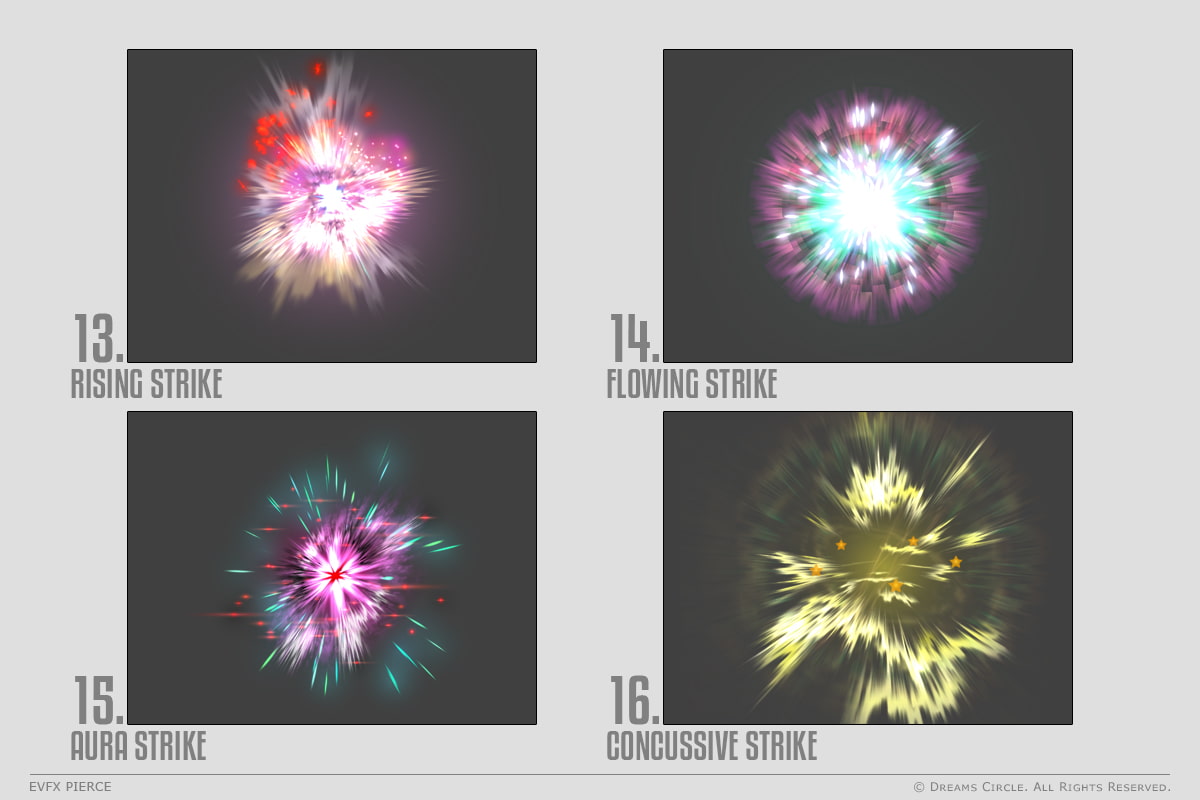 エフェクト素材集:EVFX打撃