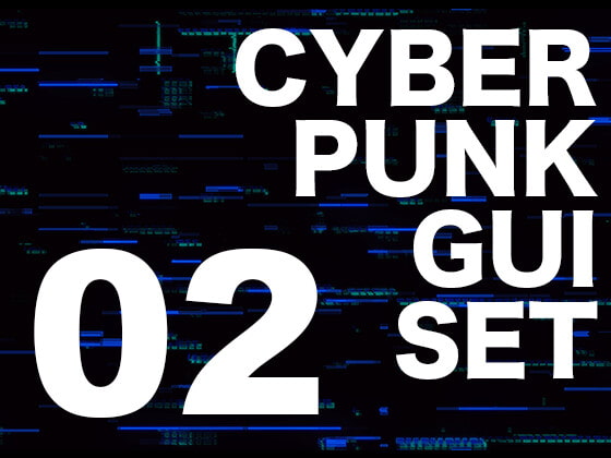 サイバーパンク風背景素材02