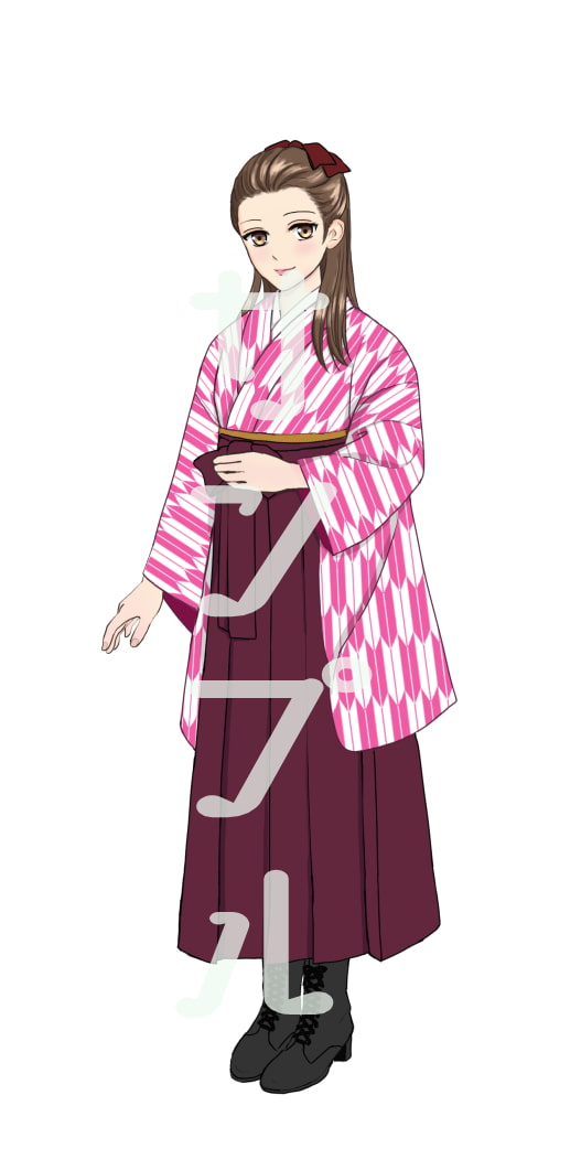立ち絵素材3 女学生