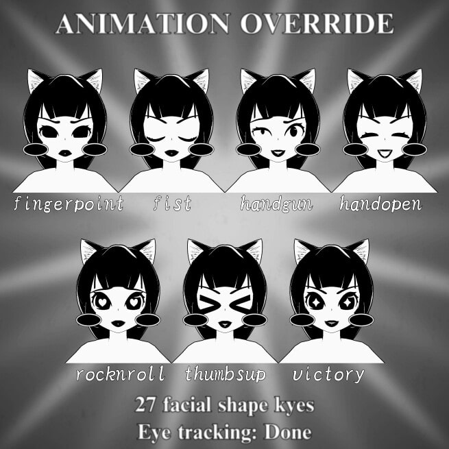 Inky Cat - オリジナル3Dモデル