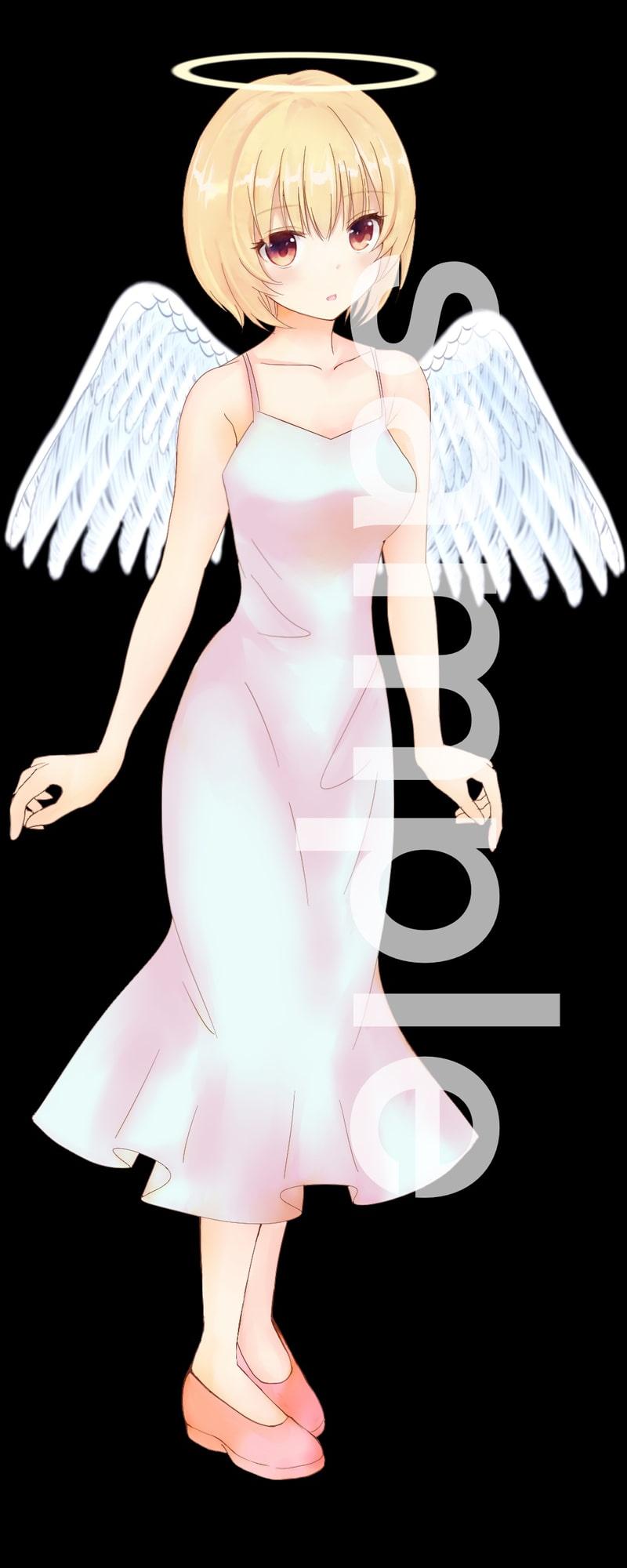 ファンタジー衣装の少女立ち絵7