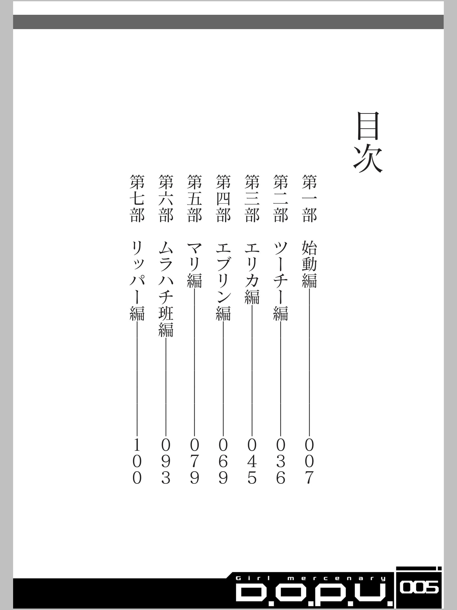 DOPU～少女傭兵～