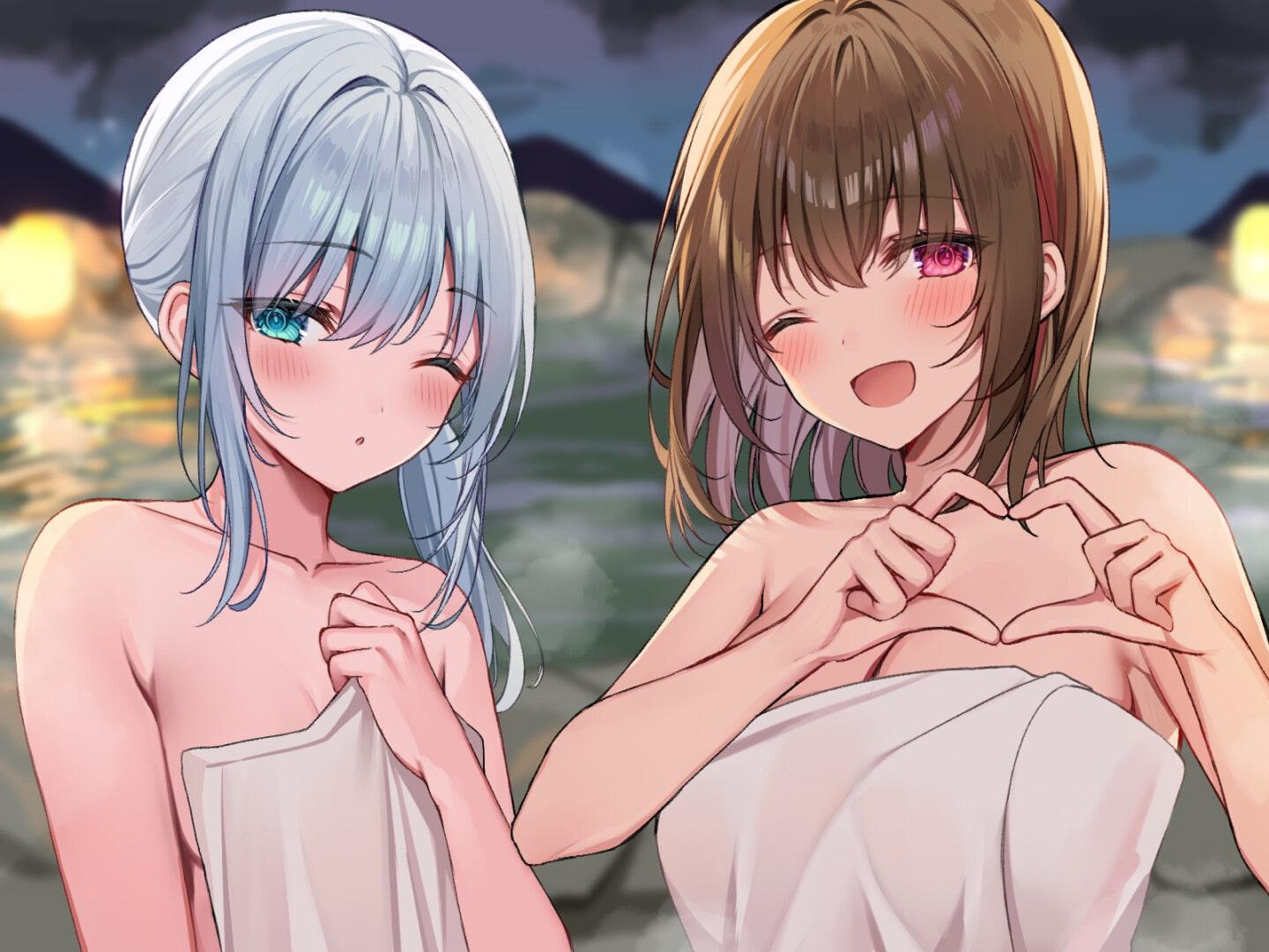 ゆったりまったりお忍びJourney♪ 女子力100%アイドル2人とハーレム温泉旅行!【KU100収録】