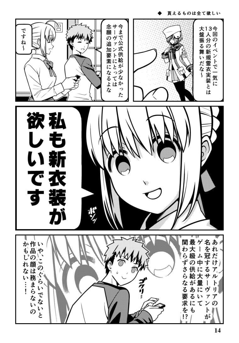 FG〇で遊ぶセイバーさん11