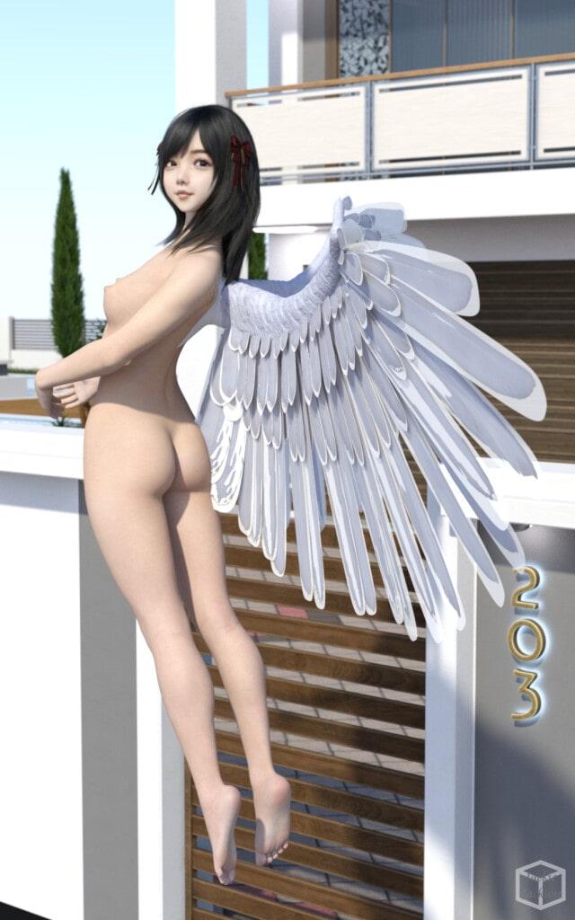 天使少女写真集(CG集)「angeli」