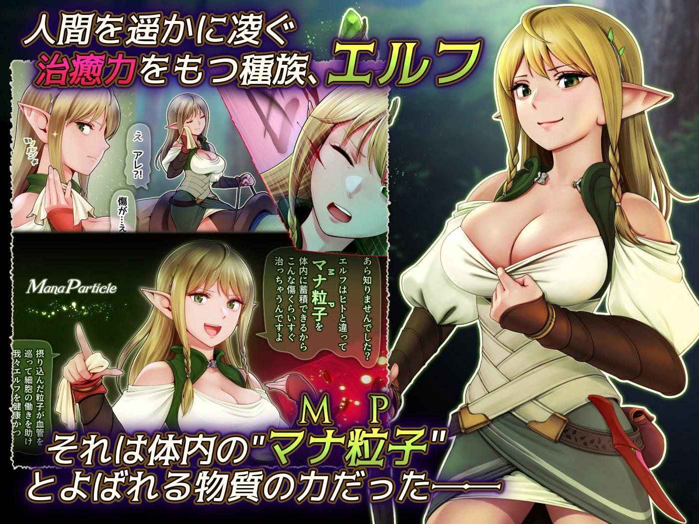 フェルとマナの森 -体液で体力回復させてくれる爆乳ヒーラーエルフ-