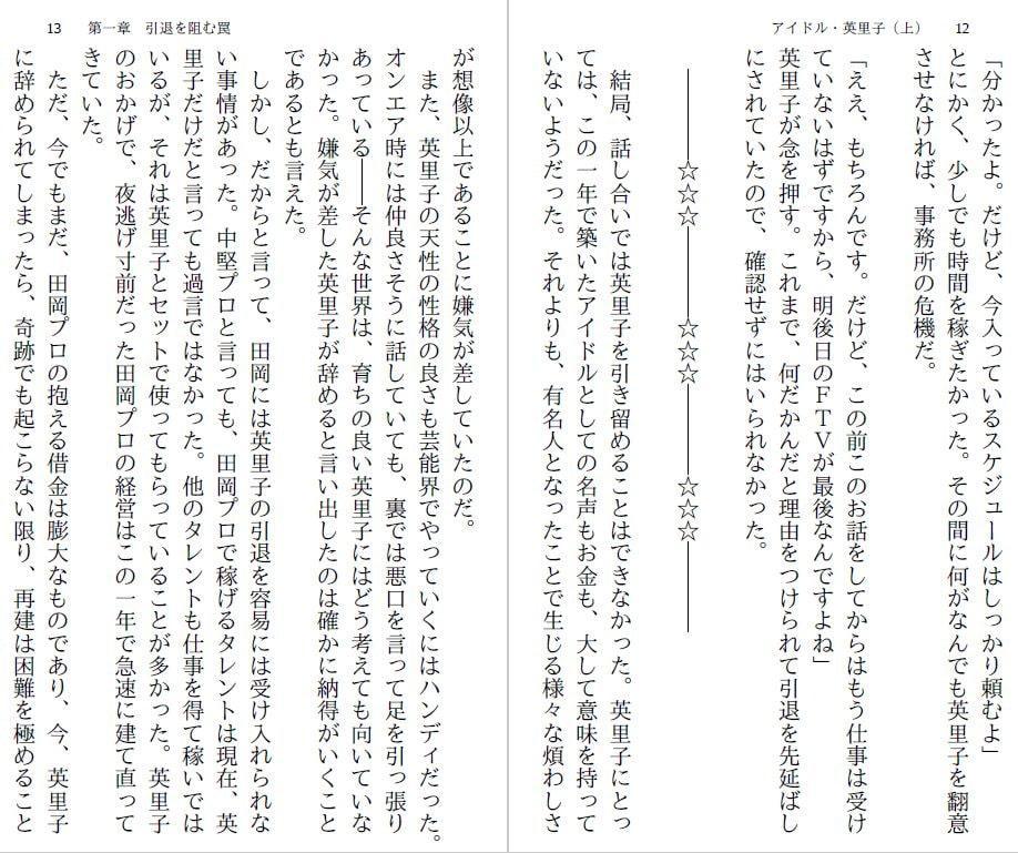 アイドル・英里子(上)～羞恥露出調教～