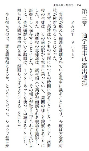 生徒会長・梨沙(2) ～大学編～