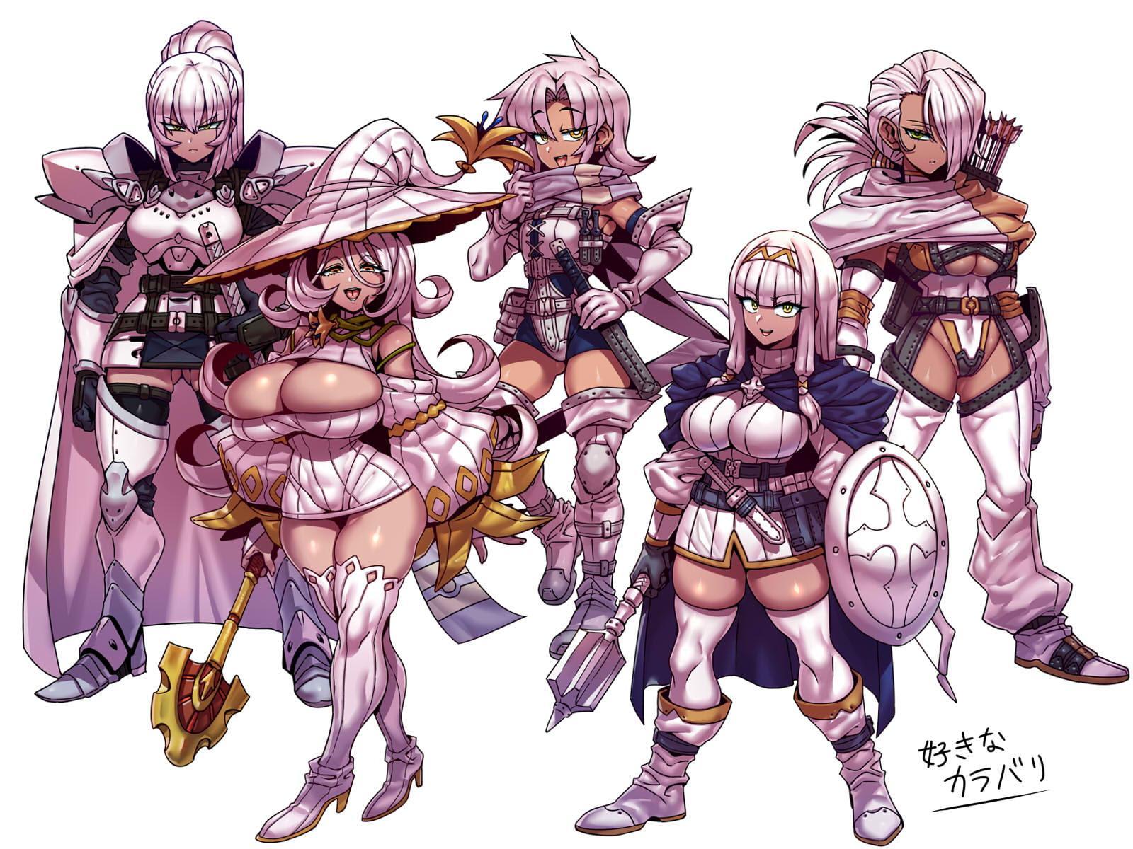 「月わにの・ゲームやその他に使えるグラフィック素材集」(ファンタジーキャラクター)