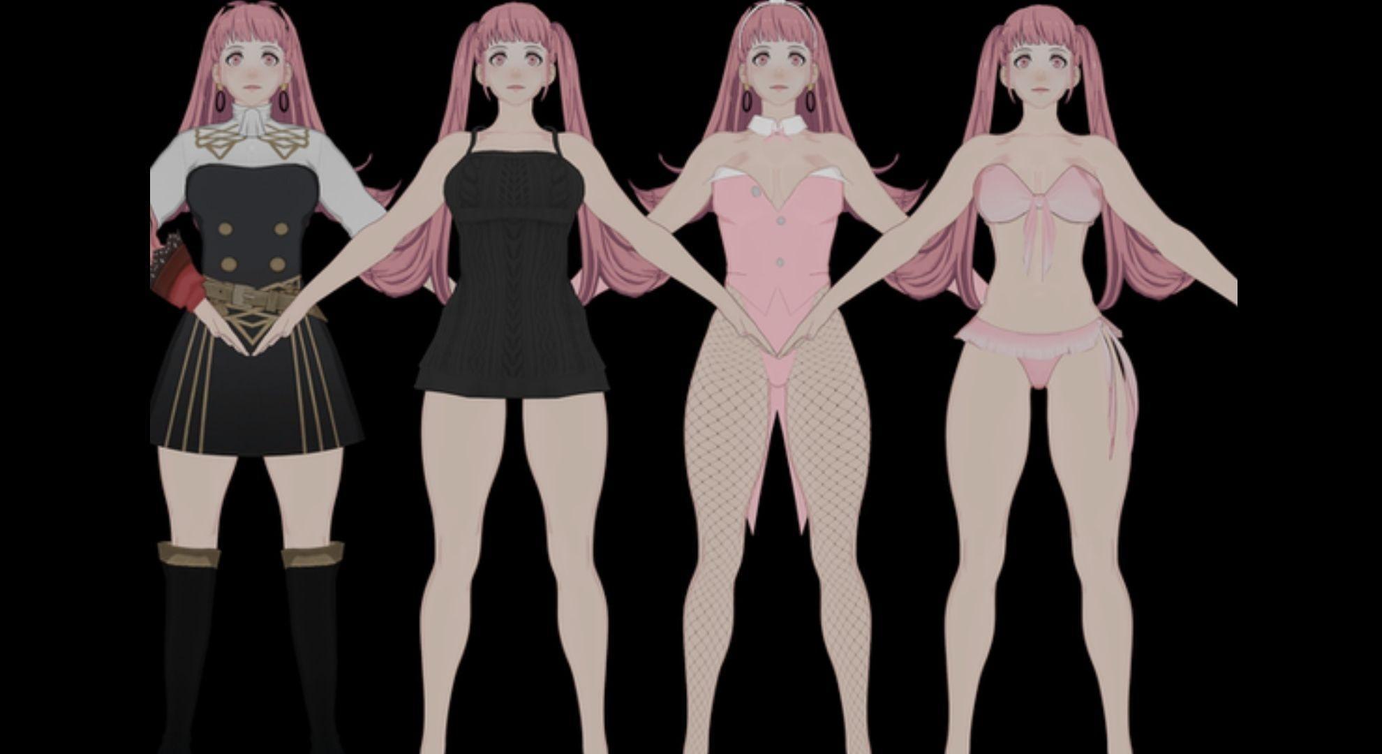 Emiyo – Cute Pretty Anime Girl character 3D Model