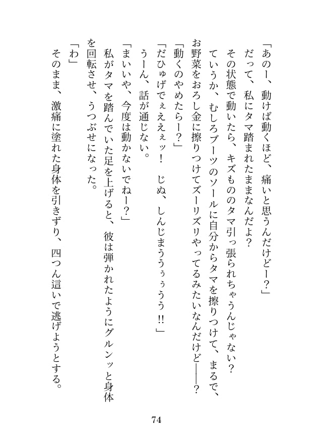 私は金蹴り去勢屋さん(鉄火編&捲土編)