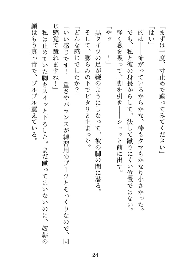 私は金蹴り去勢屋さん(鉄火編&捲土編)