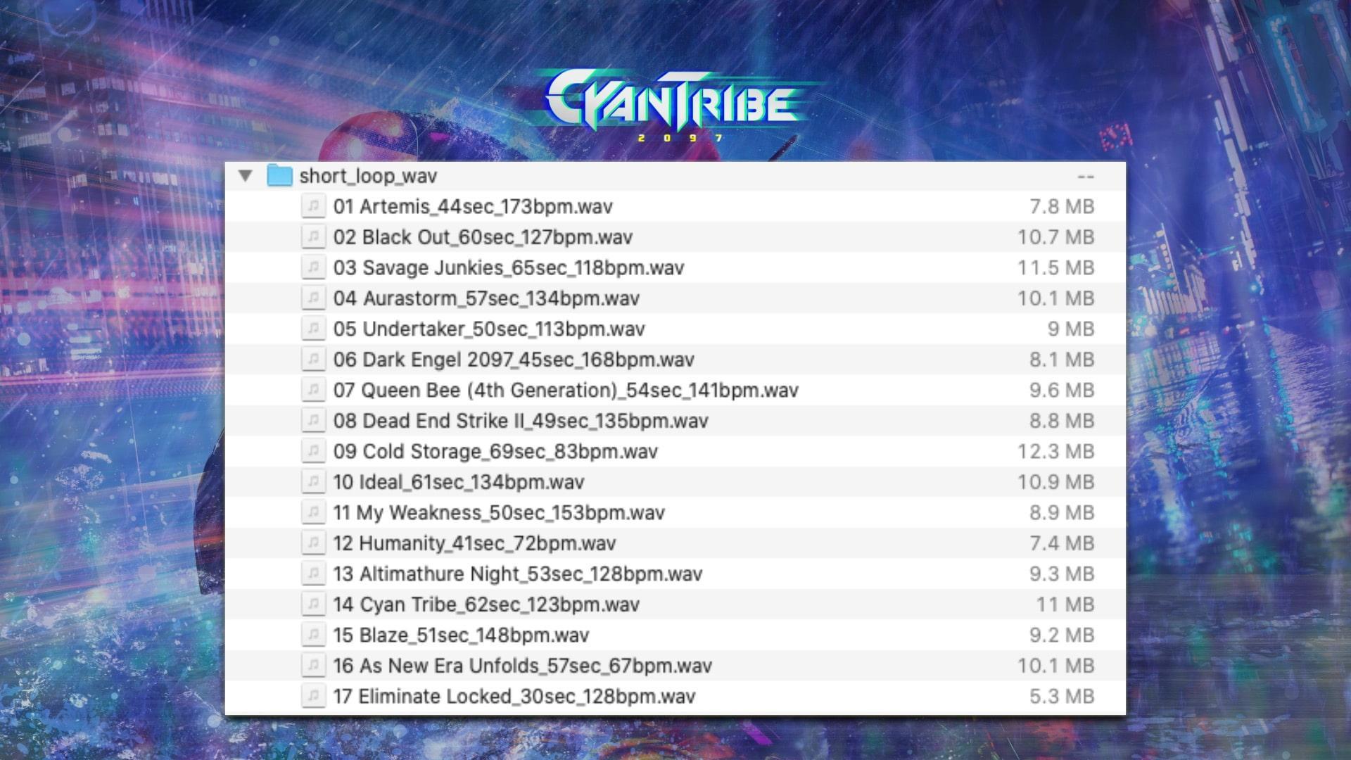 [BGM素材] CYAN TRIBE 2097 Game Music