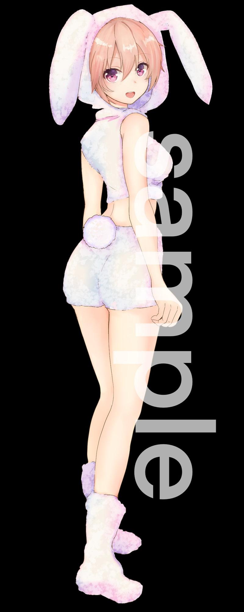 着ぐるみの少女立ち絵1