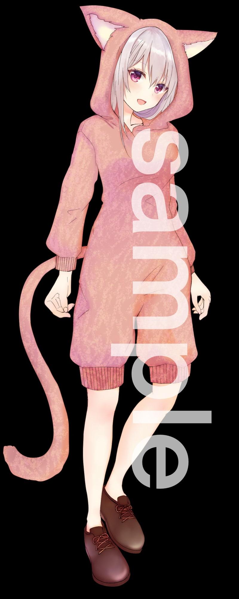 着ぐるみの少女立ち絵2