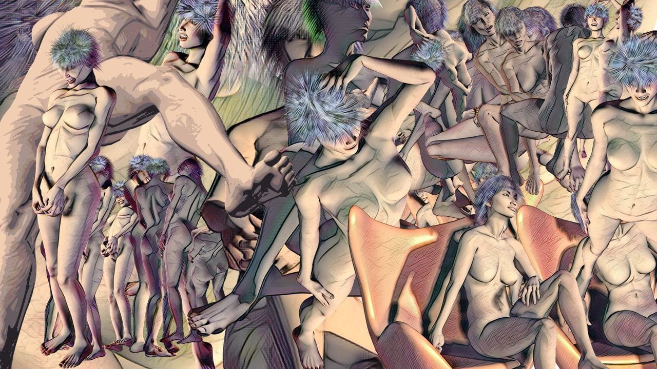 全裸女子 フリー素材集