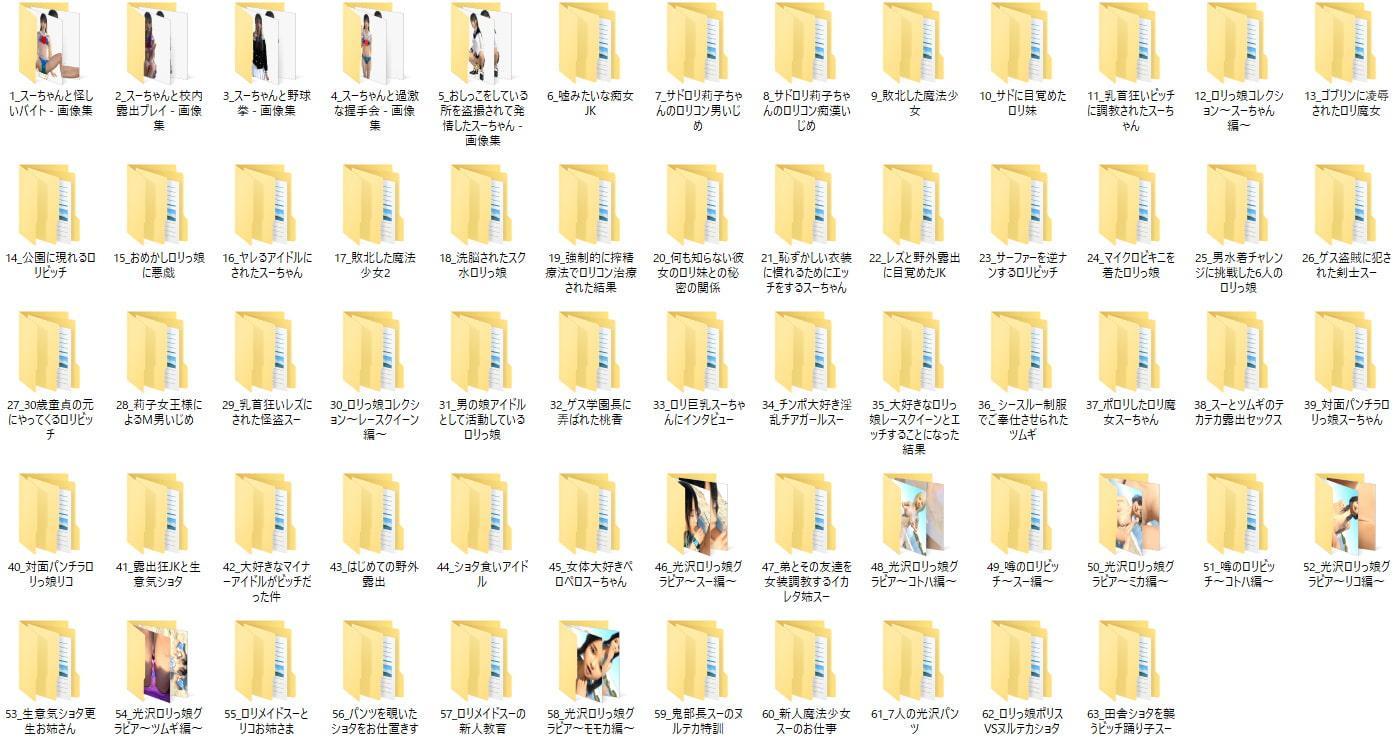 2021年に発売したCG集全作品セット(63本)