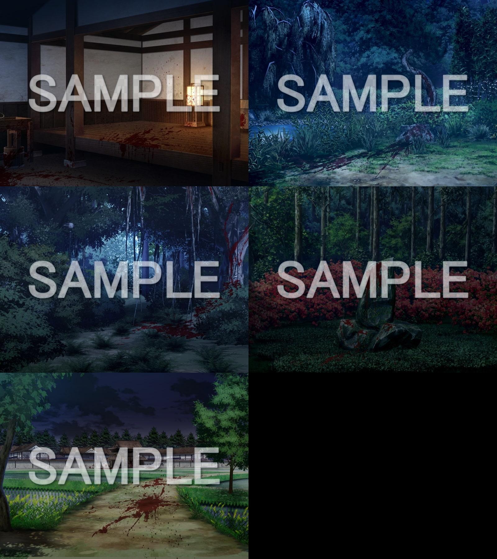 みにくる背景CG素材集『和風ホラー編』part01