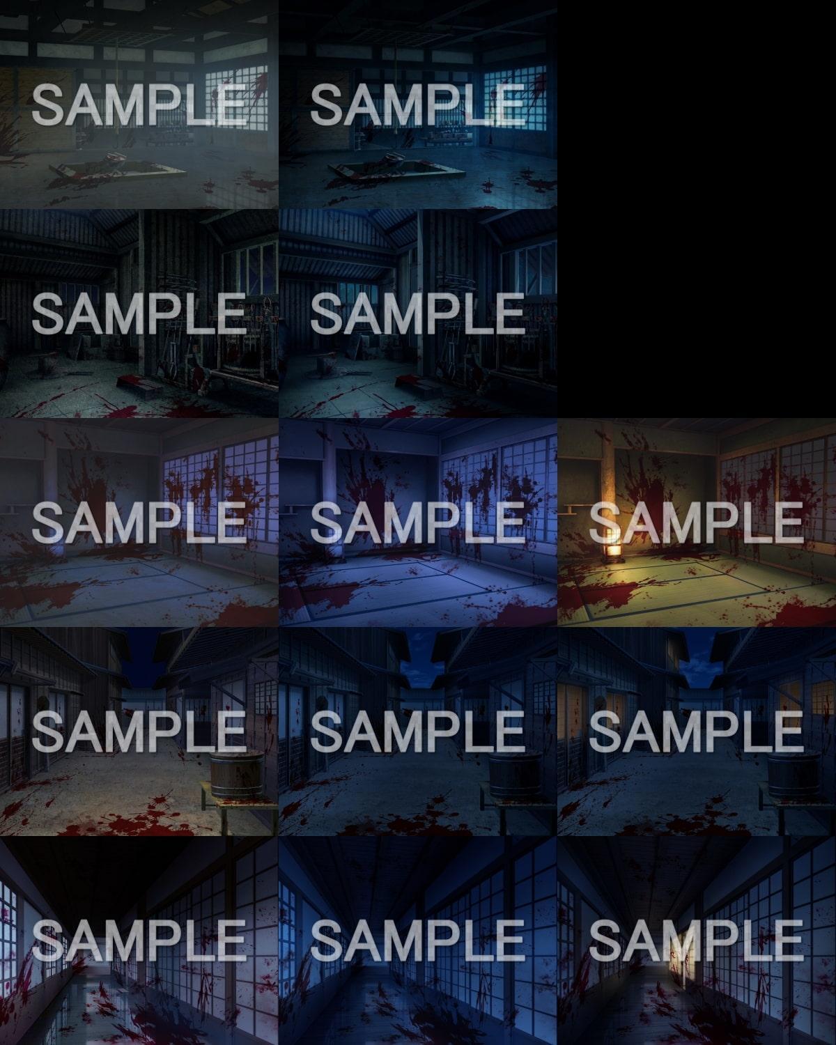 みにくる背景CG素材集『和風ホラー編』part01