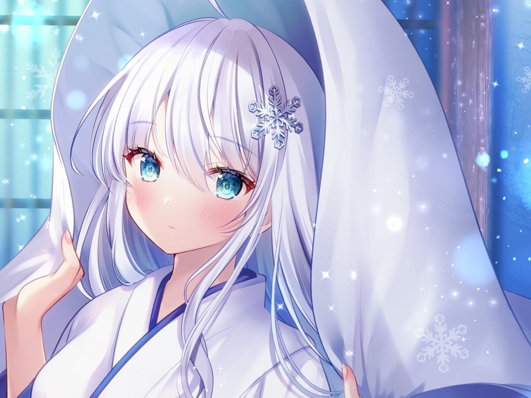 雪女の耳奉仕～癖になってはダメですよ?～【耳かき・氷の耳かき・薬草オイルマッサージ・添い寝】