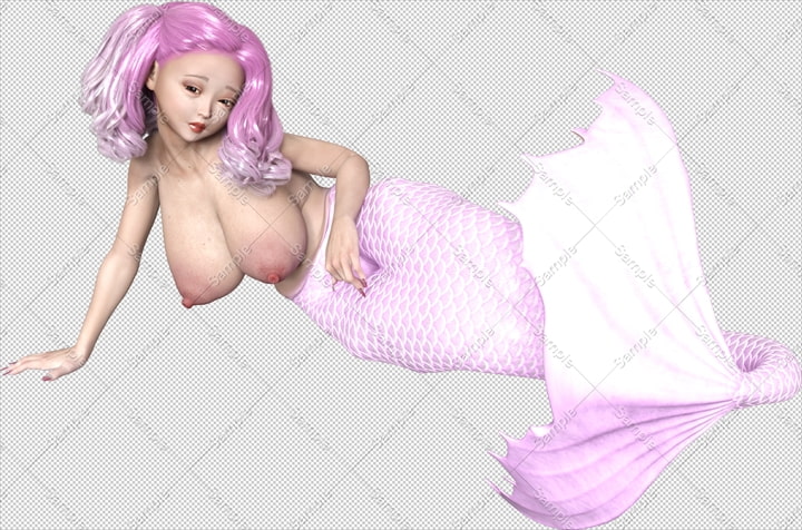 素材屋☆歌う宝石箱☆画像素材(マーメイド)