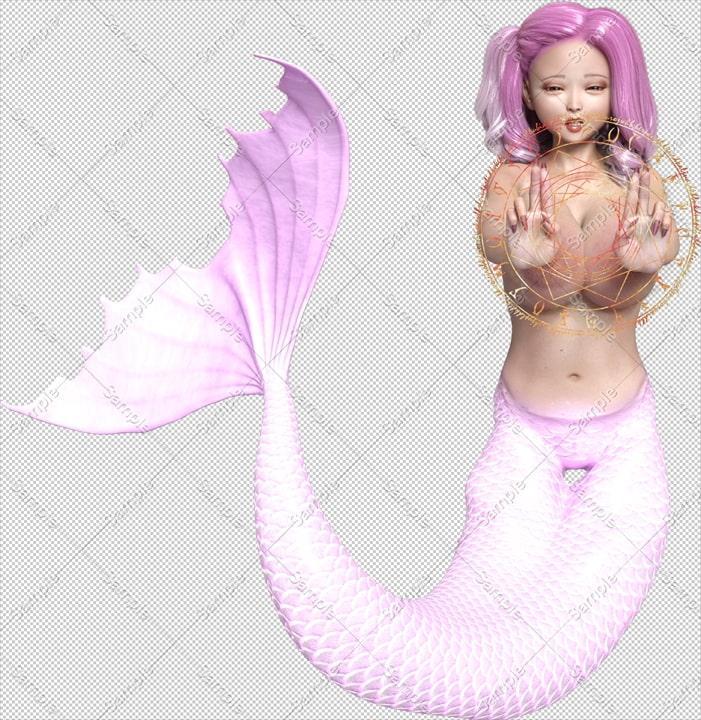 素材屋☆歌う宝石箱☆画像素材(マーメイド)