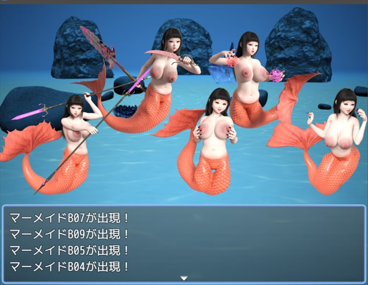 素材屋☆歌う宝石箱☆画像素材(マーメイド)