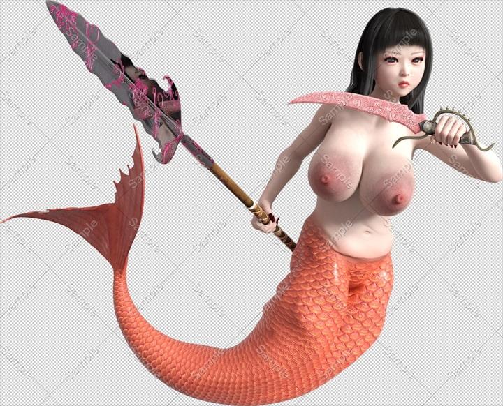 素材屋☆歌う宝石箱☆画像素材(マーメイド)