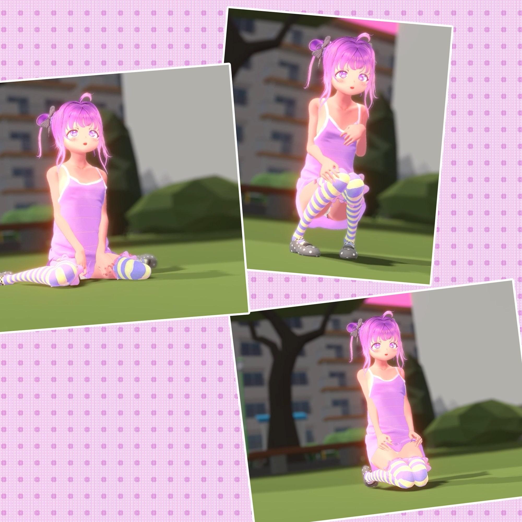 【R15版】少女モーション集vol.1