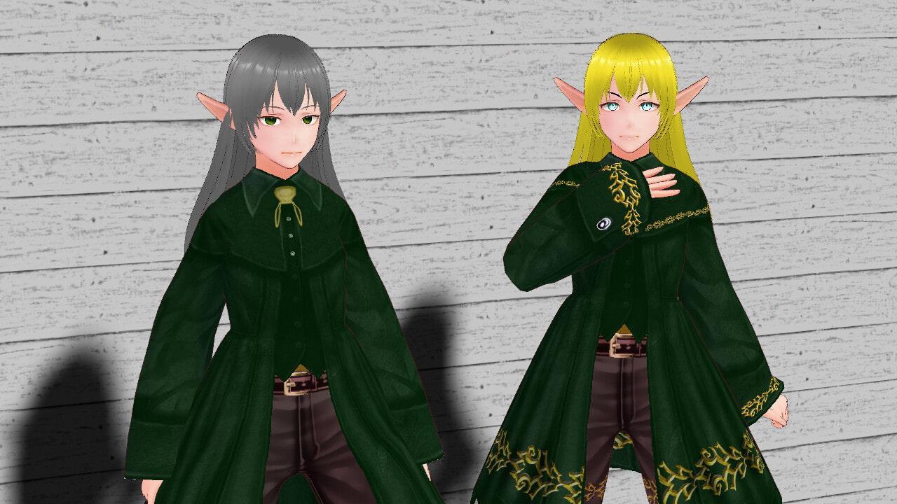 VRoidモデル「エルフ村」