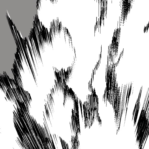 素材をどうぞ『モノクロの爆発01』