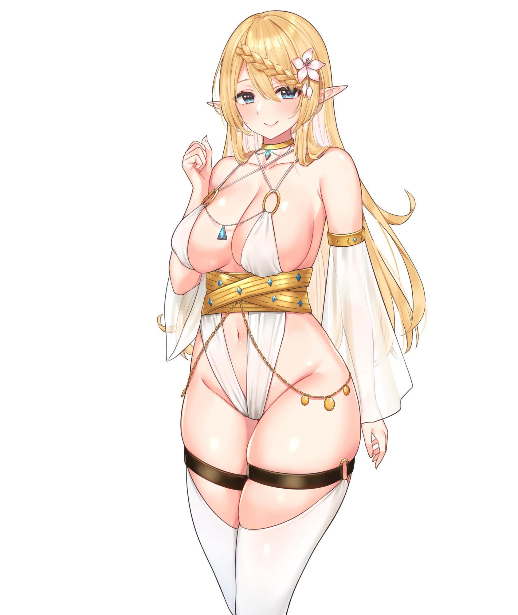 【KU100】癒し×いやらし 癒らし 積極エルフと性処理生活