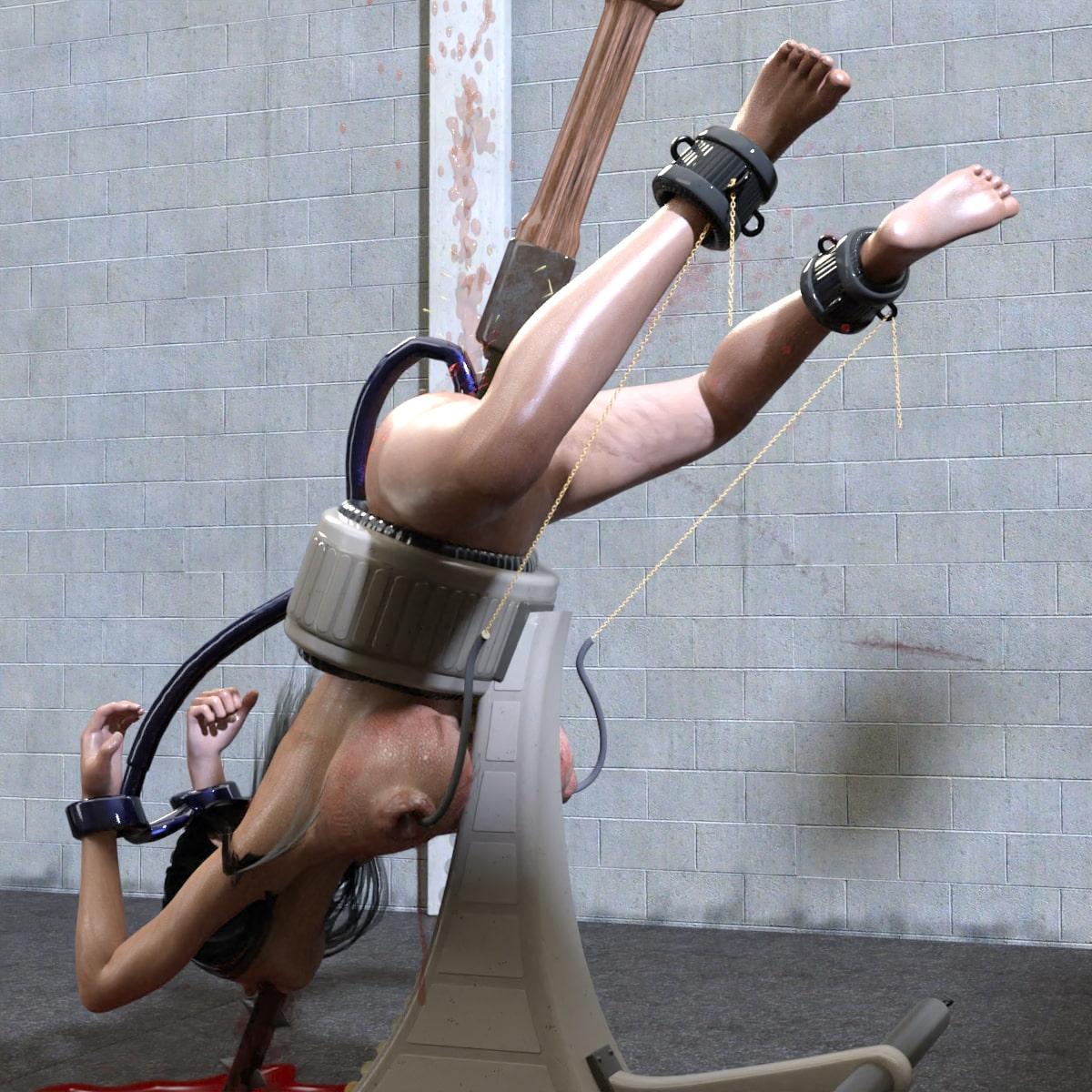 裏通りに連れ込まれた女子校生