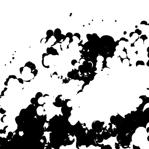 素材をどうぞ『モノクロの爆発02』