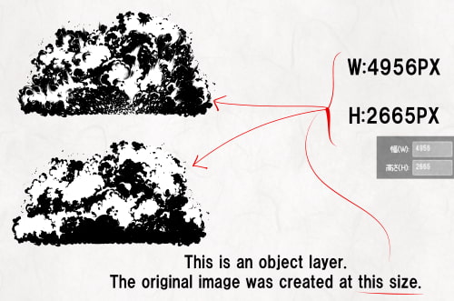 素材をどうぞ『モノクロの爆発02』