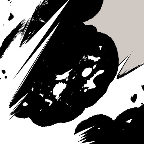 素材をどうぞ『モノクロの爆発03』