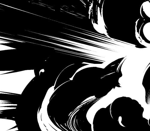 素材をどうぞ『モノクロの爆発06』